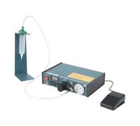 Doseur de colle 0-100 psi, 16 modes de dosage, interrupteur manuel et pied | Distributeur de précision avec une quantité minimale de 0,0001 ml, minuterie, distributeur de colle pour résine époxy
