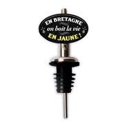 Doseur pour bouteille - En Bretagne on boit la vie en jaune ! - Idées cadeaux - Bretagne