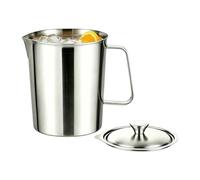 Doseurs En Métal, Récipient En Acier Inoxydable Avec Couvercle Et Double Graduation, Pichet pour eau chaude et froide, Pour cuisson pâtisserie four cuisine maison intérieur lave-vaisselle