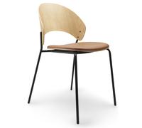 Dosina Chaise Placage chêne - Cuir Cognac Eva Solo - 5706631212014