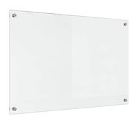vidaXL Crédence de Cuisine Transparent 90 x 60 cm Verre trempé, Design de Cuisine élégant : Dosseret en Verre résistant, Mur Anti-Chaleur, Style Moderne pour réno Maison