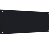 Dosseret de cuisine Noir 100x40 cm Verre trempé