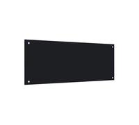 VidaXL Dosseret de cuisine Noir 100 x 40 cm Verre trempé