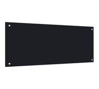 VidaXL Dosseret de cuisine Noir 100 x 40 cm Verre trempé
