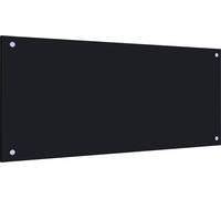 Dosseret de cuisine Noir 90x40 cm Verre trempé
