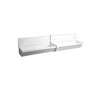 Dosseret lavabo collectif - GEBERIT - PUBLICA - Blanc - 100x23 cm - Installation facile