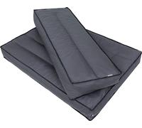 Dossier 120x40 cm Coussin de palette amovible Housse imperméable Coussin de palette Coussin de jardin Outdoor Coussin de palette Graphite