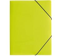 Dossier à élastique - PAGNA - Lucy - Couleur tendance - Vert/Orange/Bleu/Rose - A4