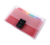 Dossier Accordéon en Plastique A6, Organiseur Portable Léger, Multicolore | Stockage et Classement de Documents, Format Compact pour Papiers, Dossiers, Reçus et Archives