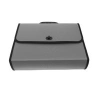 Dossier Accordéon Portable à 26 Poches en Plastique avec Poignée | Organisation Rapide des Documents A4, Fermeture à Boucle, Usage Bureau et École, Format Extensible