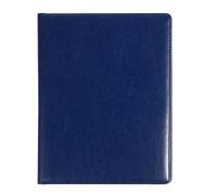 Dossier de Documents A4 en PU Bleu, Léger, Imperméable pour Bureau | École et Bureau, Surface Résistante à L’huile la Saleté, Entretien Facile, Format Pratique
