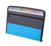 Dossier de Documents A4 Multicouche 13 Poches PP Double Fermeture | Archivage et Classement, Tissu Imperméable, pour Voyages D’affaires, Stockage Quotidien Couleur Aléatoire