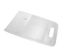 Dossier de Fichiers Portable Extensible en Plastique Blanc pour Documents | Design Transparent, Insertion Verticale D’une Page, Étanche, pour Bureau et École, Chercheurs et Étudiants