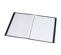 Dossier De Présentation A4 40 Pochettes Avec Vue De Face Noir Rillstab