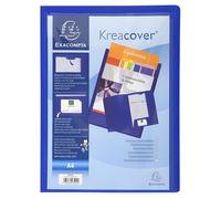 Dossier de présentation KC, A4, PP, bleu Hauteur de remplissage : 1 cm