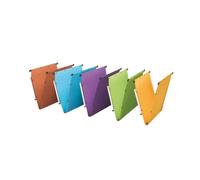 Dossier suspendu kraft pression L'Oblique AZ fond 1,5 cm pour armoire - couleurs assorties