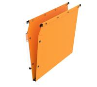 Dossier suspendu kraft pression L'Oblique AZ fond 1,5 cm pour armoire - jaune