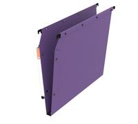 Dossier suspendu kraft pression L'Oblique AZ fond 1,5 cm pour armoire - lilas