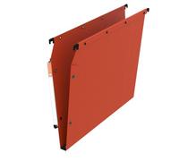 Dossier suspendu kraft pression L'Oblique AZ fond 1,5 cm pour armoire - orange