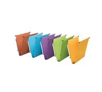 Dossier suspendu kraft pression L'Oblique AZ fond 3 cm pour armoire - couleurs assorties