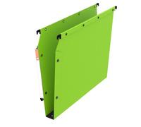 Dossier suspendu kraft pression L'Oblique AZ fond 3 cm pour armoire - vert