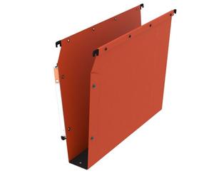Dossier suspendu kraft pression L'Oblique AZ fond 5 cm pour armoire 24 x 32 cm - orange