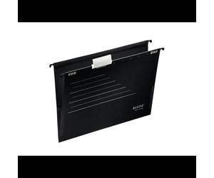 Dossier suspendu Leitz Alpha Active format A4 en carton noir 348x260mm certification FSC 90g