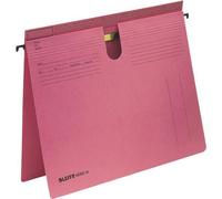 Dossier suspendu Leitz Série 18, DIN A4, reliure commerciale/officielle, impression organisationnelle, carton Manille 250 g/m², rouge