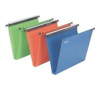 Dossier suspendu plastique pression Esselte fond 3 cm pour tiroir - couleurs assorties - Lot de 10 G