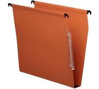 Boite de 25 Dossiers Susp Nna Defi Flex Armoire D30 A4 Kraft Orange