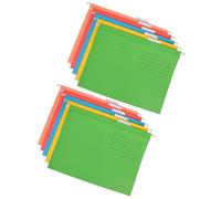 Dossiers Suspendus A4 en Papier Renforcé Crochets en Fer 10 Pièces