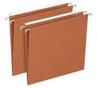 Dossiers suspendus kraft - Fond 15 mm - Pour tiroirs - Lot de 25