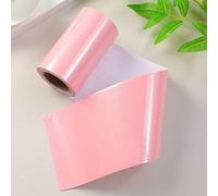 Dostear Frise Murale Adhesive Rose Perlé 20cm X 500cm | Papier Peint Autocollante Tapisserie Pour Chambre Enfant Miroir Cuisine Hôtel