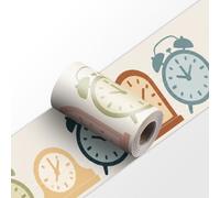 Dostear Frise Murale Adhesive Y4478 10cm X 240cm | Papier Peint Autocollante Tapisserie Pour Chambre Enfant Miroir Cuisine Hôtel