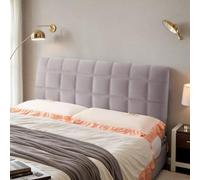 DOSYCOVUR Housse De Tête De Lit en Velours Épaisse Protectrice Douce Couvre-Lit Simple King Double Coussinée Housse De Protection pour Tête De Lit en Bois Slipcover,C,140cm