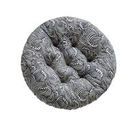 DOTBUY-SHOP Galette de Chaise Lot de 1, Coussin de Chaise Coussin de Sol Coussins de Siège, Coussins pour Intérieur Extérieur Chaises de Jardin Yoga Méditation (50x50cm,Petites Vagues)
