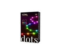 Twinkly Guirlande LED Dots connectée RGB 60 LEDS 3 m Noir Gen II