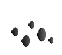 Dots Cintres Bois Noir 5 Pcs.