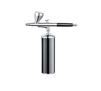 Double action AirBrush Mini Kit De Compresseur Pinceau Air PROTABLE 0.3MM PULTURE DE PEINTURE for CAISSE MAISSON(Part A black)