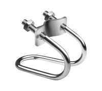 Double boulons en forme d'u croix, Collier de serrage galvanisé à double tube for échafaudage M6 et M8, plusieurs tailles(M8 32X40)