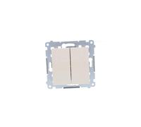 Double bouton fixe, attache rapide Simon 54 DP2.01/41