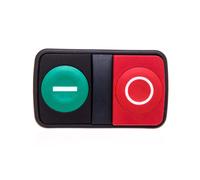 Schneider Electric Moteur double bouton poussoir Harmony XB5 ZB5AL7341 vert/rouge IP66 22 mm