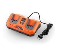 Double chargeur de batterie 2,4 Ah 20V - FUXTEC FX-E1LG3A - pour batteries 20V FUXTEC