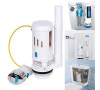 Double Chasse WC Chrome Ovale Mécanisme MW2 Double Chasse WC | Compatible mécanisme MW2, finition chrome brillante, design ovale moderne, facile à installer
