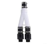 Double connecteur de pompe submersible en forme de Y - Valve anti-retour - 38 mm - Dispositif anti-refoulement pour systèmes de puisard de sous-sol