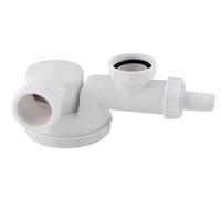 Siphon d'évier 1 bac - WIRQUIN - 31000006 - Gain de place - Garde d'eau 50mm - Sortie orientable