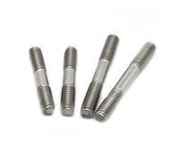 double fileté en acier inoxydable, Goujons à Double extrémité en acier inoxydable 304 GB901 M3-M10 argent 16-100mm 1-5 pièces(Silver M4 5pcs,70mm)