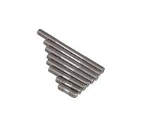double fileté en acier inoxydable, Goujons à Double extrémité en acier inoxydable 304, tige filetée M3-M16 argent 20-150mm, 2/5 pièces(Silver M3(5pcs),X90mm)