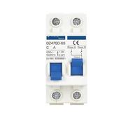 Double interrupteur de transfert puissance manuel/disjoncteur verrouillage, photovoltaïque AC 220V 380V avec protection contre les fuites 1P-1P, 2P-2P(1P-1P,AC 20A - AC 20A)