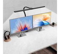 Double lampe de bureau LED CCT télécommandée 1000 lm - coloris noir [General Office]